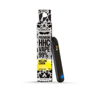 canna-x ηλεκτρονικό μιας χρήσης Vape pen HHC mellow lemon 600puffs