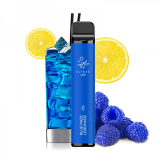 Elf Bar 1500 Puffs Blue Lemonade Disposable Pod Kit 2ml 0mg Μπλε Λεμονάδα