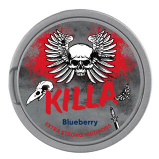killa blueberry slim extra strong 16mg snus bar