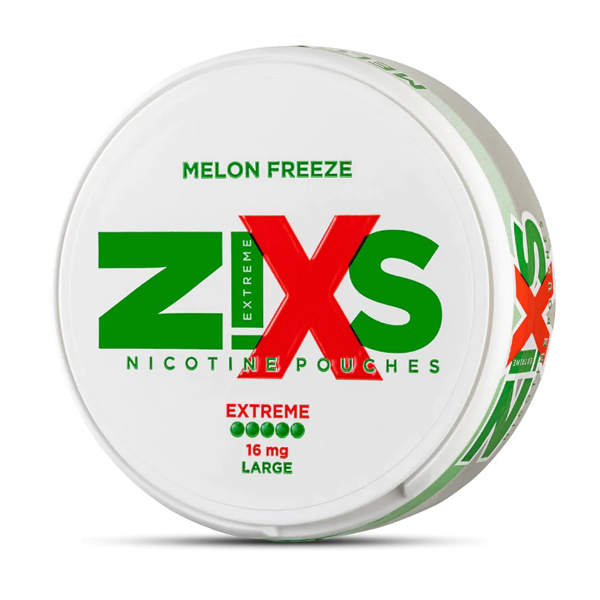 zixs melon freeze nicotine pouches 16mg/g