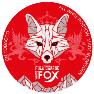 white fox full charge extra strong snus bar