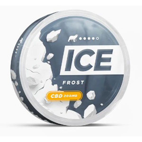 ice frost cbd slim extra strong snus bar