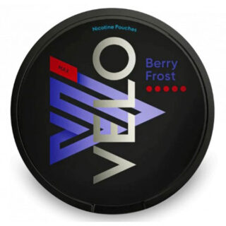 velo berry frost nicotine pouches snus bar