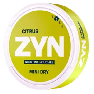 zyn nicotine pouches dry mini citrus snus bar