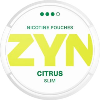 ZYN CITRUS SLIM STRONG NICOTINE POUCHES 12mg/g