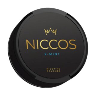 NICCOS X-MINT NICOTINE POUCHES 34MG/G
