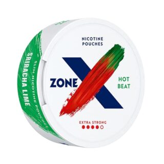 ZONE X HOT BEAT SLIM EXTRA STRONG NICOTINE POUCHES 15mg