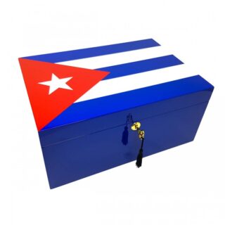 Υγραντήρας Με την Σημαία της Κούβας 75 πούρων κωδ1024