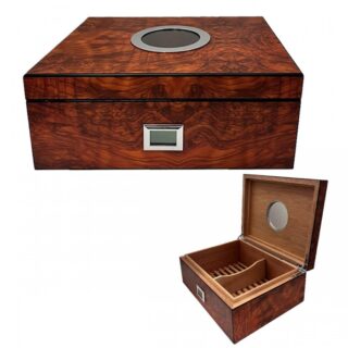 Cigar Humidor - Υγραντήρας πούρων με ματ φινίρισμα για 50 πούρα κωδ104