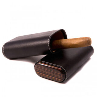 4032 pourothiki, cigar travel case leather, δερμάτινη πουροθήκη