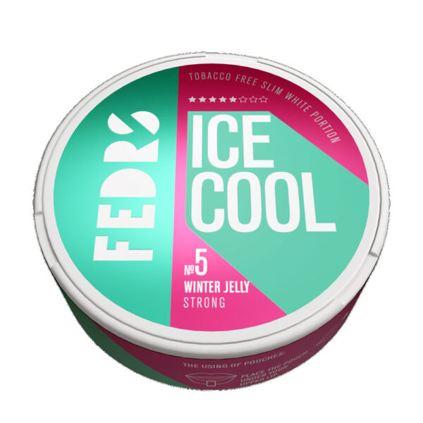 FEDRS ICE COOL WINTER JELLY NO.5, nicotine pouches, πουγκιά νικοτίνης