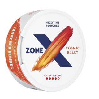 ZONE X COSMIC BLAST SLIM EXTRA STRONG NICOTINE POUCHES 15mg/g